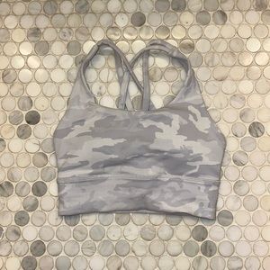 Lululemon energy ribbed longline sports bra SIZE 2